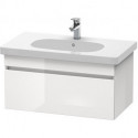Meuble sous-vasque DURASTYLE 453x800x398mm basalt matt/blanc mat