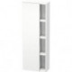 Armoire DURASTYLE 240x500x1400mm ouverture gauche blanc mat