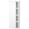 Armoire DURASTYLE 240x500x1400mm ouverture gauche blanc mat