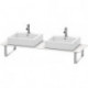 Console Duravit HAPPY D.2 550x1000x24mm blanc brillant