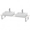 Console Duravit HAPPY D.2 550x1000x24mm blanc brillant