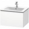 Meuble sous-vasque L-CUBE 620x481x400mm blanc mat