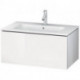 Meuble sous-vasque L-CUBE 820x481x400mm blanc brillant