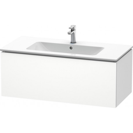 Meuble sous-vasque L-CUBE 1020x481x400mm blanc mat