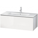 Meuble sous-vasque L-CUBE 1020x481x400mm blanc brillant
