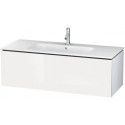 Meuble sous-vasque L-CUBE 1220x481x400mm blanc mat