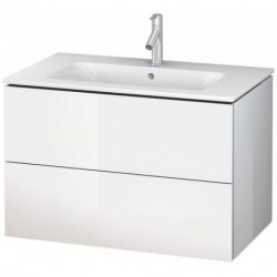 Meuble sous-vasque L-CUBE 820x481x550mm blanc mat