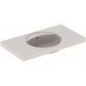 Lavabo Geberit PRECIOSA 1000x550mm sans trou de robinetterieavec trop plein we