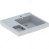 Lavabo Geberit Schule 600x550mm avec trou pour robinet we