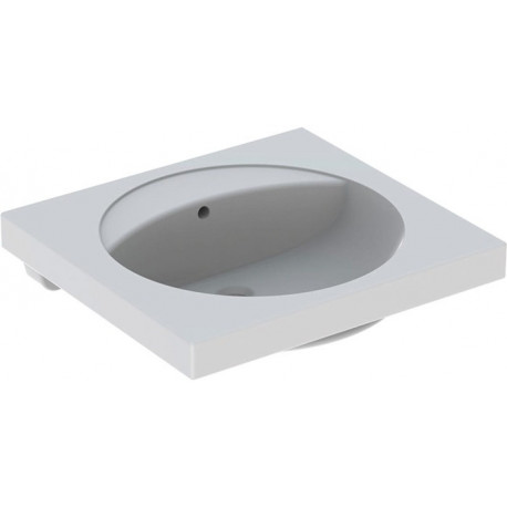 Lavabo Geberit PRECIOSA 600x550mm sans trou de robinetterieavec trop plein we