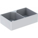 Timbre d'office Geberit Publicaavec deux cuves: B:90cm, H:25cm, T:56cm