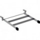 Grille de coulée Geberit QUELLE et protection en caoutchouc