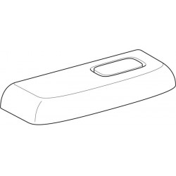 Couvercle en plastique Geberit adapté au réservoir Renova Nr.1 ​​​​blanc
