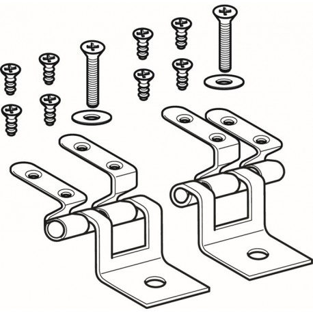 Charnière inox adaptés pour 571150 et 574720 Geberit