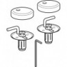 Charnière inox adaptés pour abattant 573430 Geberit