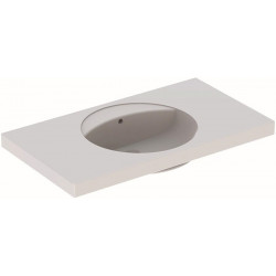 Lavabo Geberit PRECIOSA 1000x550mm sans trou de robinetterieavec trop plein blanc KT