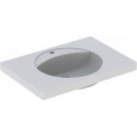 Lavabo Geberit PRECIOSA 800x550mm avec trou pour robinet sans trop plein blanc KT