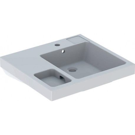 Lavabo Geberit Schule 600x550mm avec trou pour robinet blanc KT