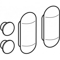 Tampon de housse de siège Geberit assorti pour 573334 573337