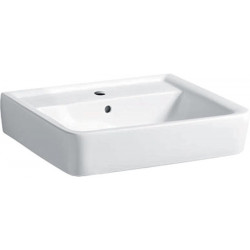 Lavabo Geberit RENOVA PLAN 550x440mm avec trou pour robinetavec trop plein blanc KT