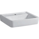 Lavabo Geberit RENOVA PLAN 600x480mm avec trou pour robinet sans trop plein blanc KT