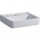 Lavabo Geberit RENOVA PLAN 550x440mm avec trou pour robinet sans trop plein blanc KT