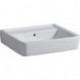 Lavabo Geberit RENOVA PLAN 550x440mm sans trou de robinetterieavec trop plein we