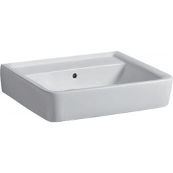 Lavabo Geberit RENOVA PLAN 550x440mm sans trou de robinetterieavec trop plein we