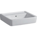 Lavabo Geberit RENOVA PLAN 550x440mm sans trou de robinetterieavec trop plein we