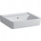 Lavabo Geberit RENOVA PLAN 600x480mm sans trou de robinetterieavec trop plein blanc KT