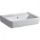 Lavabo Geberit RENOVA PLAN 650x480mm sans trou de robinetterieavec trop plein we