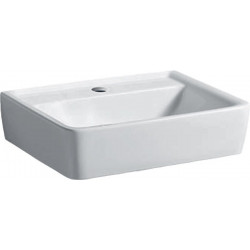Lavabo RENOVA PLAN 500x380mm sans trou de robinetterie sans trop plein blanc KT