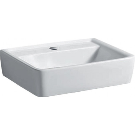 Lavabo RENOVA PLAN 500x380mm sans trou de robinetterie sans trop plein blanc KT