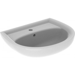 Lavabo Geberit RENOVA 550x450mm avec trou pour robinet avec trop-plein blanc