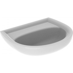 Lavabo Geberit RENOVA 550x450mm sans trou de robinetterie sans trop plein we