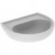 Lavabo Geberit RENOVA 600x490mm sans trou de robinetterie sans trop plein blanc KT