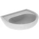 Lavabo Geberit RENOVA 600x490mm sans trou de robinetterie sans trop plein blanc KT