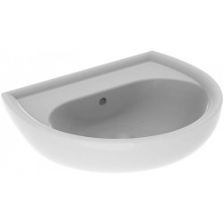 Lavabo Geberit RENOVA 600x490mm sans trou de robinetterieavec trop plein we