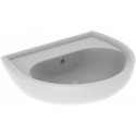 Lavabo Geberit RENOVA 600x490mm sans trou de robinetterieavec trop plein blanc KT