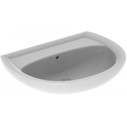 Lavabo Geberit RENOVA 700x530mm sans trou de robinetterieavec trop plein blanc KT