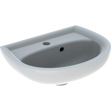 Lave-mains RENOVA avec trou pour robinetterie, avec trop-plein 450 x 340 mm blanc