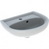 Lave-mains droite NOVA 450x340mm avec trou pour robinetavec trop plein blanc KT