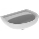 Lave-mains droite NOVA 450x340mm sans trou de robinetterie sans trop plein blanc KT