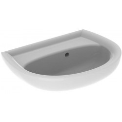 Lave-mains droite NOVA 500x380mm sans trou de robinetterieavec trop plein blanc KT