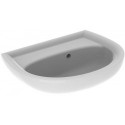 Lave-mains droite NOVA 500x380mm sans trou de robinetterieavec trop plein blanc KT