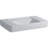 Lavabo pour meuble RENOVA PLAN 850x480mm sans trou de robinetterie sans trop plein blanc KT