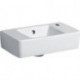 Lave-mains Geberit Renova Compact, Blanc, 40x15x25cm, trou de robinetterie à droite