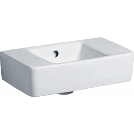 Lavabo RENOVA PLAN 400x250mm sans trou de robinetterieavec trop plein blanc KT