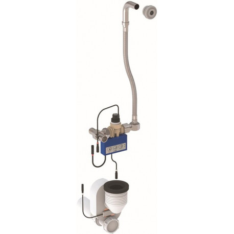 Système de rinçage d'urinoir à piles Flushcontrol 500 pour tous les urinoirs d'angle et couloirs GEBERIT