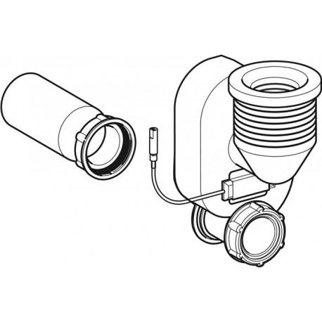 Raccord d'aspiration Geberit pour 599552/599652
